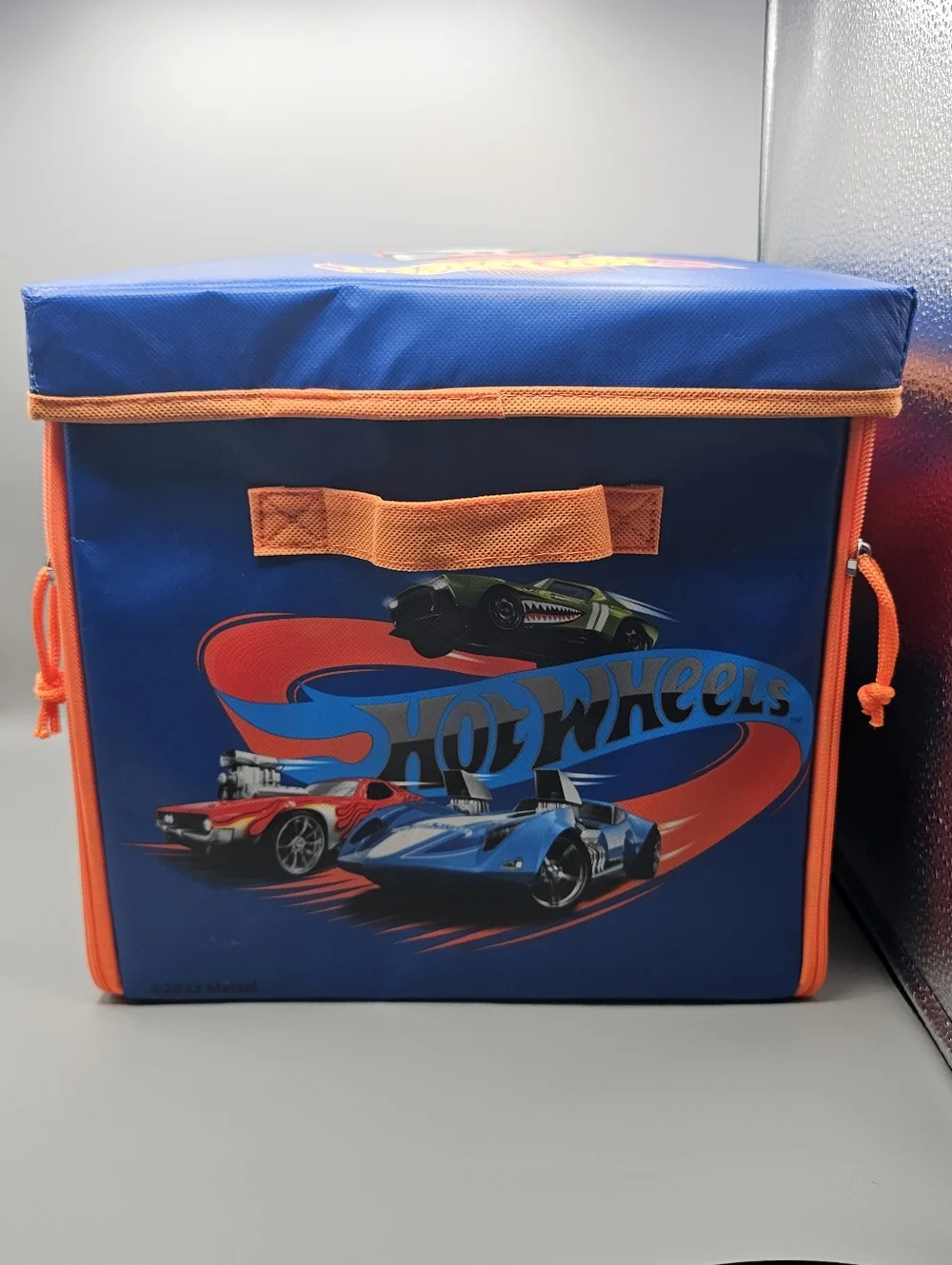 Hot Wheels ZipBin 300 Car Storage Cube Playmat Map Roads Collapsible Organizer